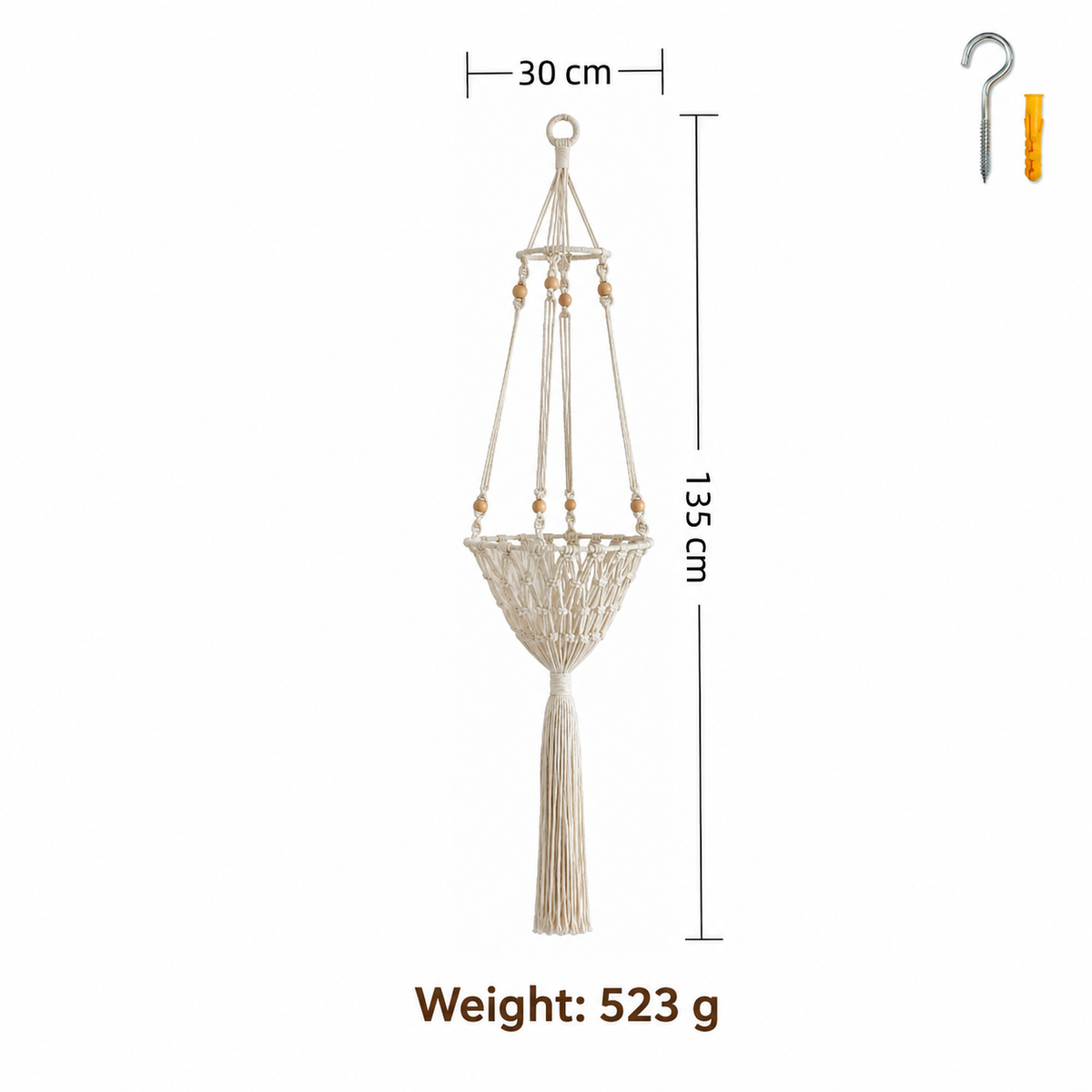 Macrame Hanging Cat Bed