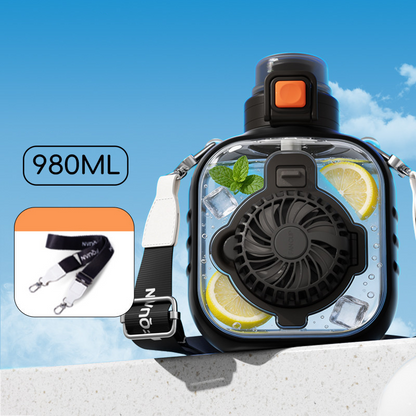 Fan Water Bottle