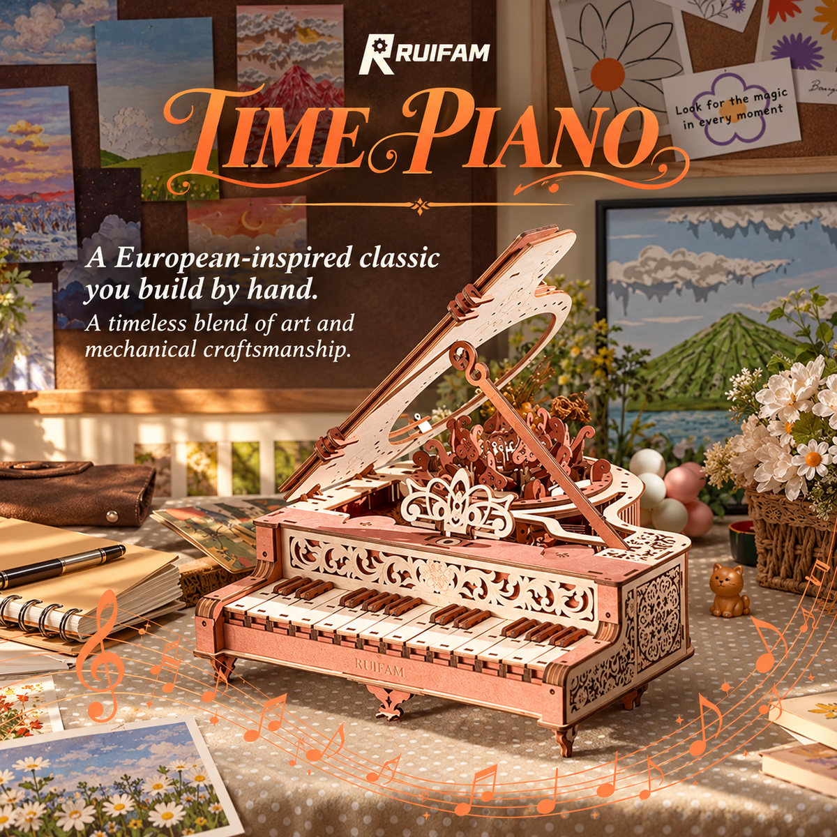 DIY Wooden Piano Kit