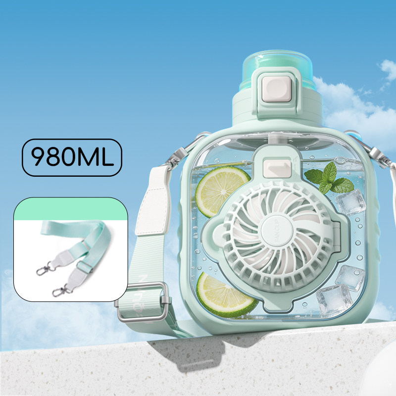 Fan Water Bottle