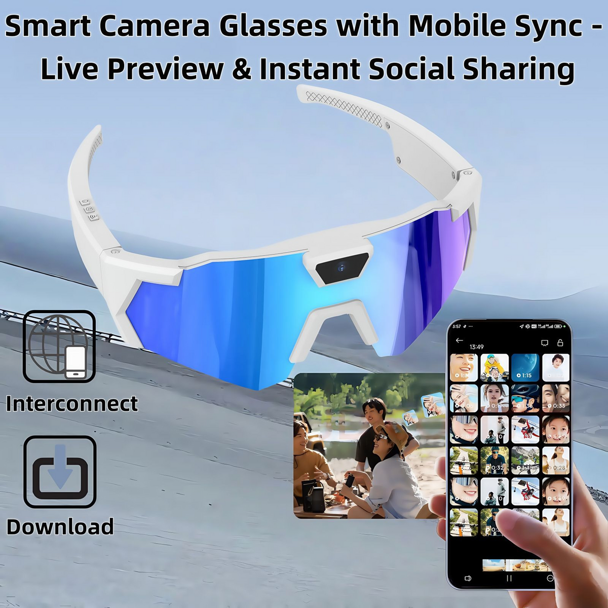 Smart Camera Sunglasses