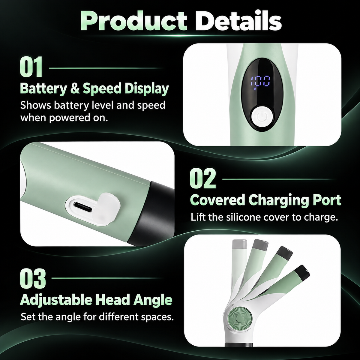 10-in-1 Electric Cleaning Brush