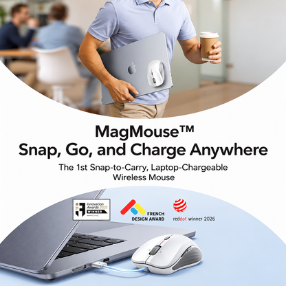Magnetic Wireless Mouse