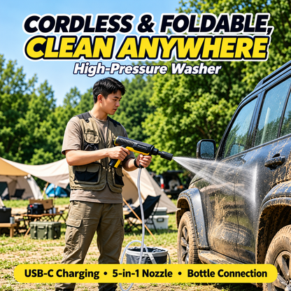 Foldable Cordless Pressure Washer