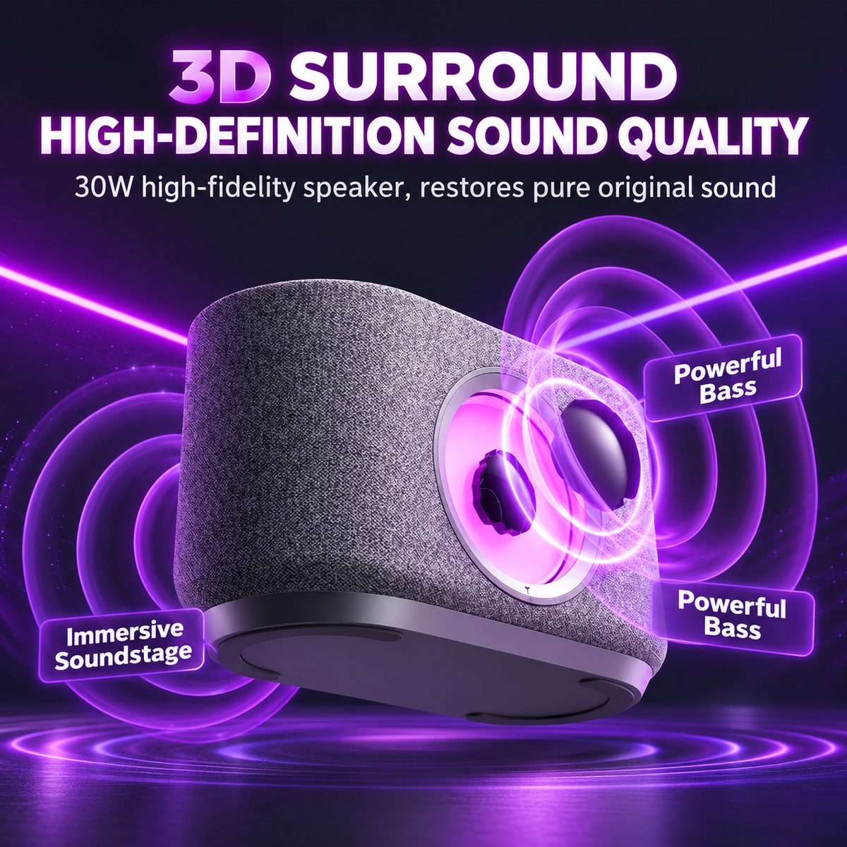 Magnetic Fluid Bluetooth Speaker