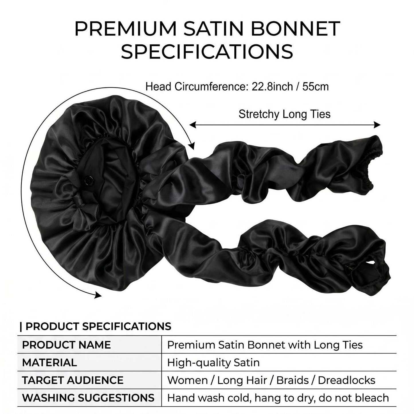 Satin Sleep Bonnet