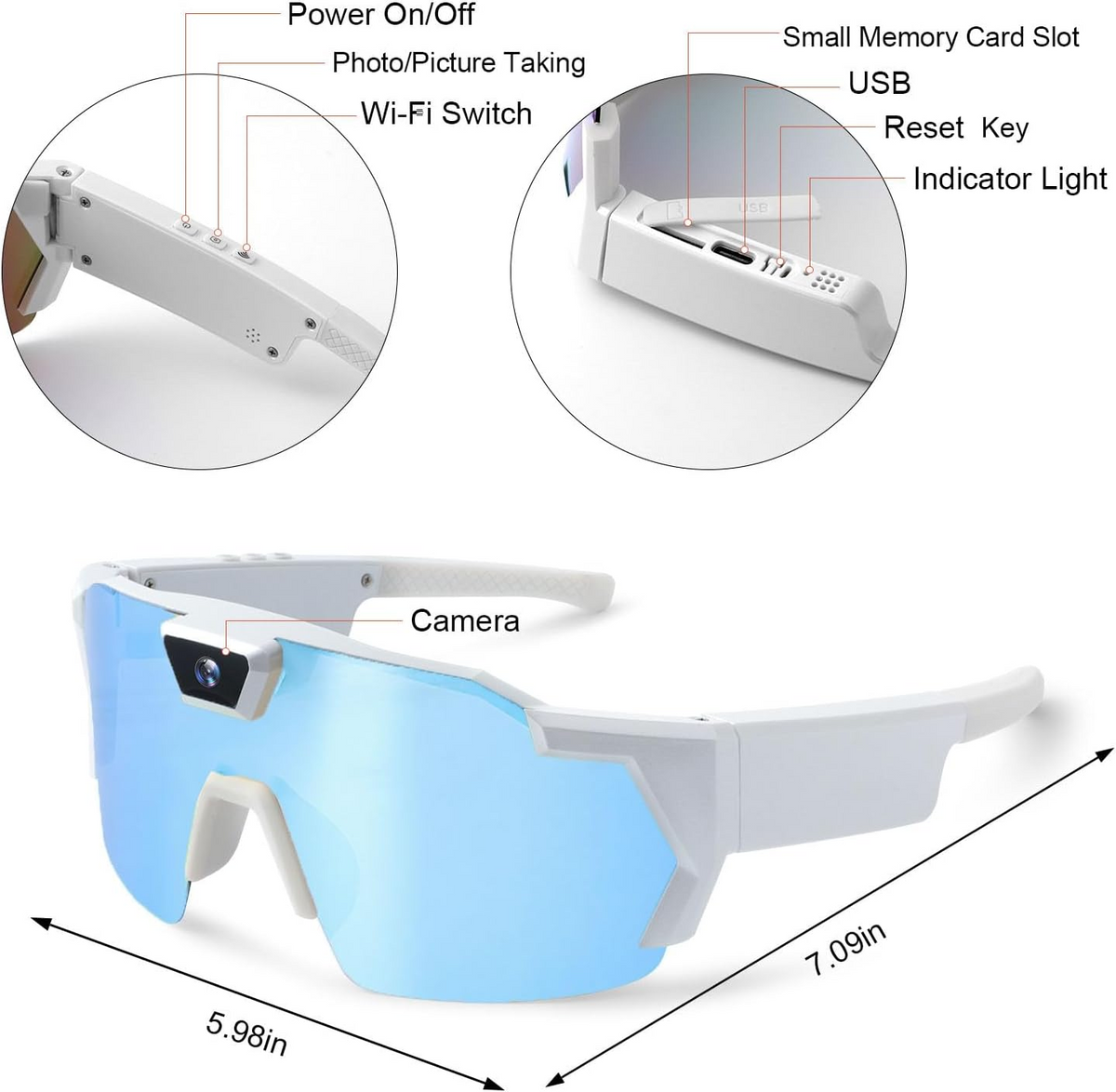 Smart Camera Sunglasses