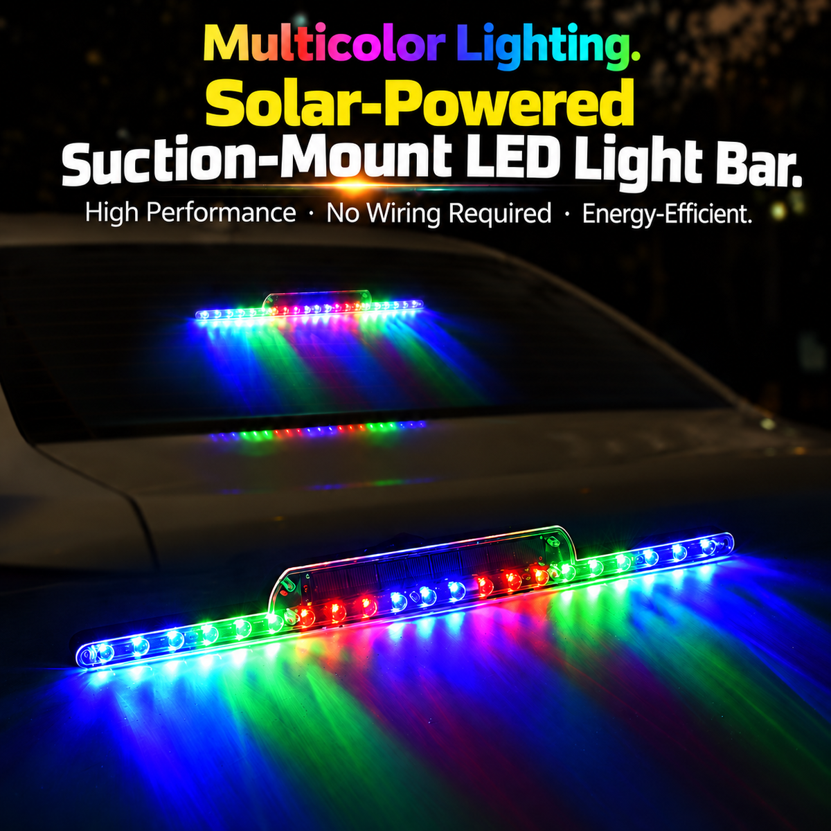 SolarGlow Car LED Light Bar
