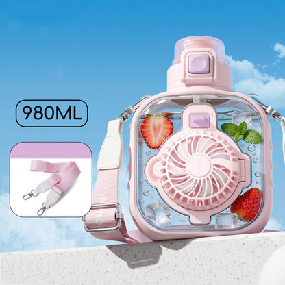 Fan Water Bottle