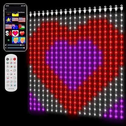 DIY Pixel Curtain Light