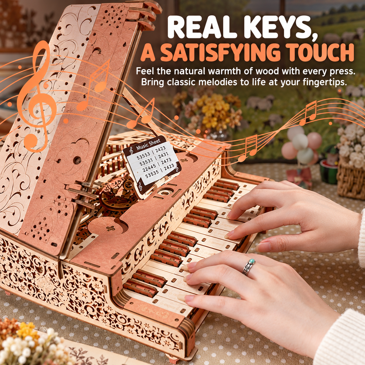 DIY Wooden Piano Kit