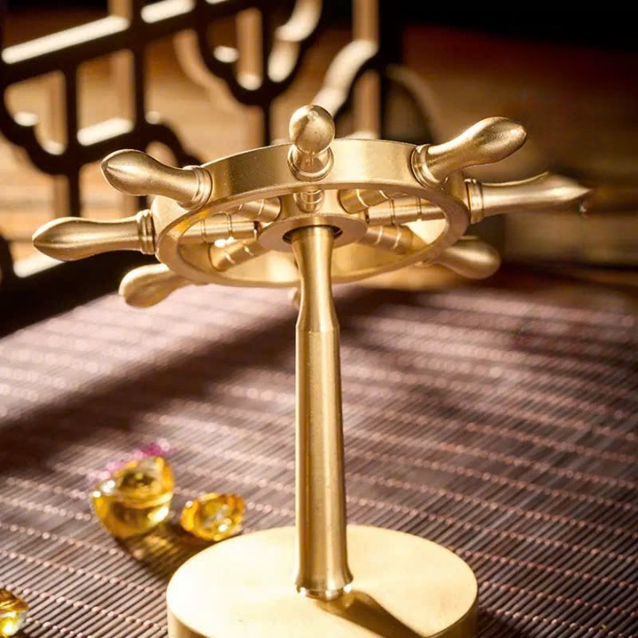 Mini Ship Wheel Ornament